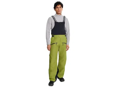 Salomon Absolute Bib Pants Men's Workout Cardamon Seed: Lg, Polyamide In Animal Print