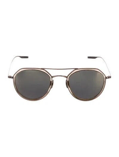 Pre-owned Salt Aviator Tinted Sunglasses In Gold