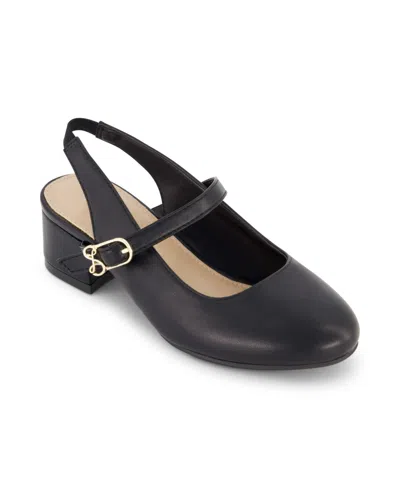 Sam & Libby Kids' Little And Big Girls Bianca Grace Slingback Dress Heel In Black