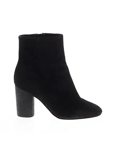 Pre-owned Sam Edelman Ankle Boots In Black