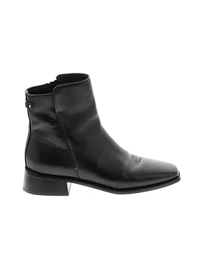 Pre-owned Sam Edelman Ankle Boots In Black