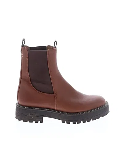 Pre-owned Sam Edelman Ankle Boots In Brown