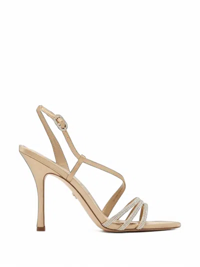 Sam Edelman Charli Glam Crystal-embellished Sandals In Neutral