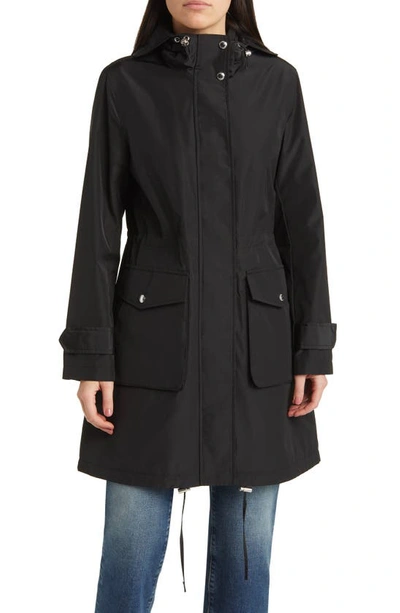Sam Edelman Hooded Jacket In Black