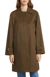 Sam Edelman Mac Single Breasted Coat In Wild Moss