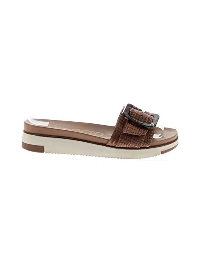 Pre-owned Sam Edelman Sandals In Brown