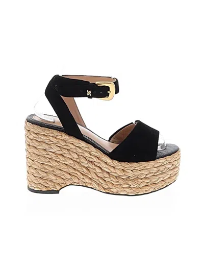 Pre-owned Sam Edelman Wedges In Black