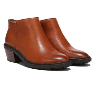 Sam Edelman Kids' Youth  Pryce Boots Brown Leather Block Heel Ankle Bootie Zap2217