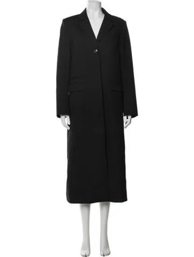 Pre-owned Samsoe & Samsoe Coat In Black