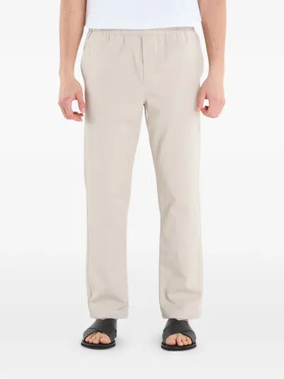 Samsoe & Samsoe Elasticated-waistband Trousers In Neutral
