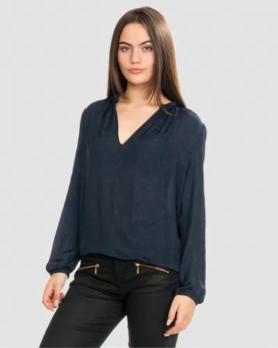 Samsoe & Samsoe Elva Ls Womens Blouse 10793 In Blue