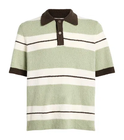Samsoe & Samsoe Samsøe Samsøe Cotton-blend Polo Shirt In Multi