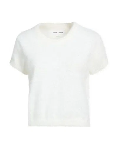Samsoe & Samsoe Samsøe Φ Samsøe Woman Sweater White Size M Polyamide, Cotton In Neutral