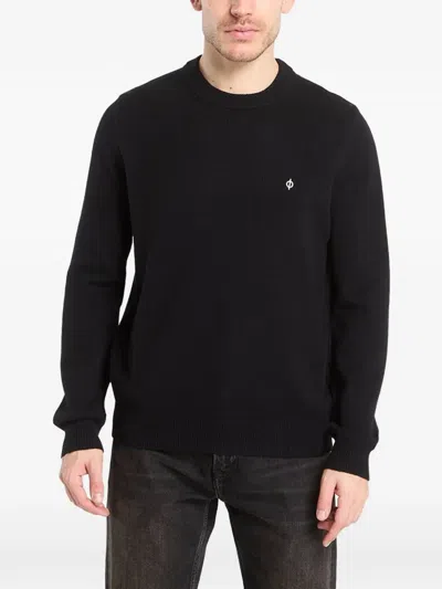 Samsoe & Samsoe Sapatrik Knitted Sweater In Black