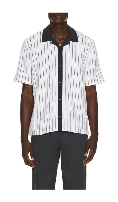 Samsoe & Samsoe Sathorvald Shirt In Skywriting Stripe