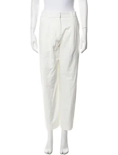 Pre-owned Samsoe & Samsoe Wide Leg Pants W/ Tags In White