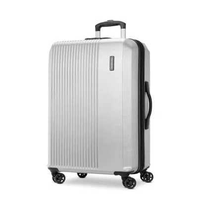 Samsonite Alliance Se Hardside 28" Large Checked Spinner Luggage In Silver