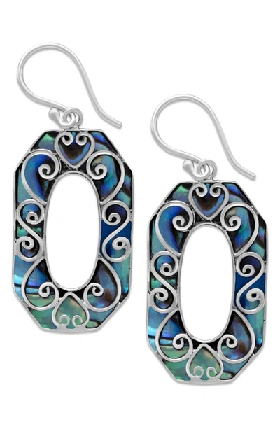 Samuel B. Coral Drop Earrings In Blue/ Green