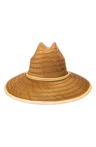 San Diego Hat Rush Straw Lifeguard Hat In Brown