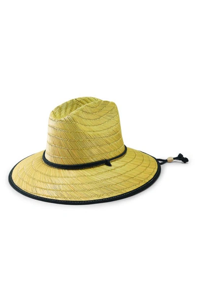 San Diego Hat Straw Lifeguard Hat In Yellow