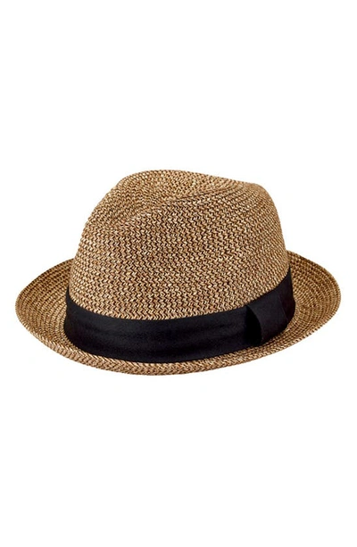 San Diego Hat Ultrabraid Fedora In Brown