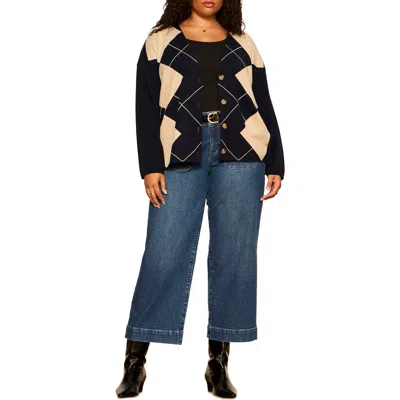 Sanctuary Arden Argyle Cardigan In Multi