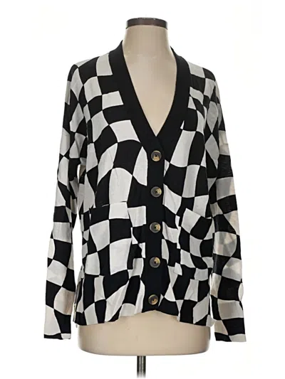Pre-owned Sanctuary Cardigan Sweater In Black