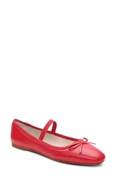Sanctuary Facile Mary Jane Flat In Red