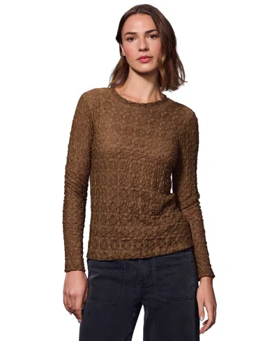 Sanctuary Women's Perfect Lace Long-sleeve T-shirt In Brown