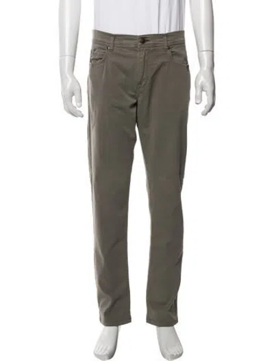 Pre-owned Sand Chinos In Green
