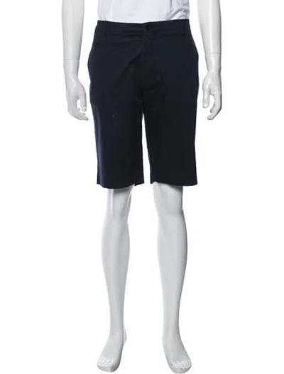 Pre-owned Sand Patterned Chino Shorts In Blue