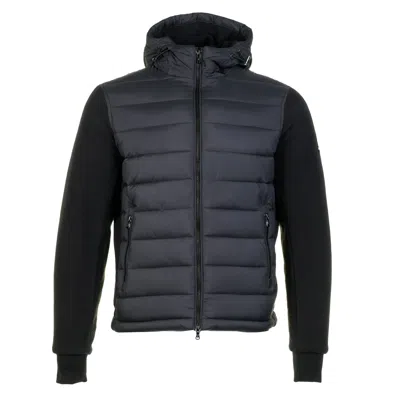 Sandbanks Outlander Polar Fleece Hooded Hybrid Jacket Black