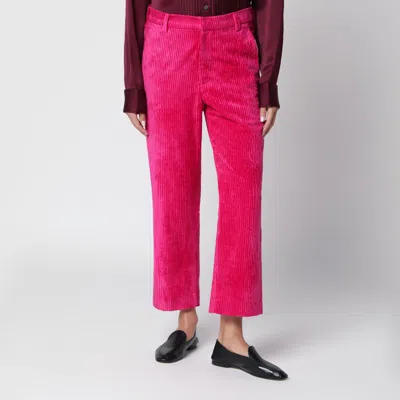 Sanderlak Pink Cadillac Corduroy Cropped Pants