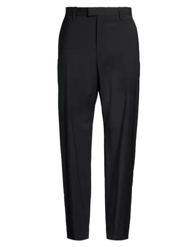 Sandro Man Pants Black Size 32 Wool, Polyester, Elastane