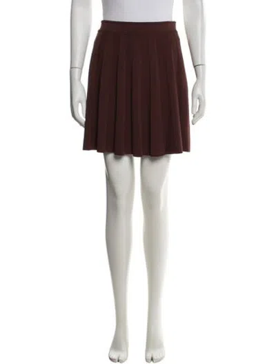 Pre-owned Sandro Mini Skirt W/ Tags In Brown