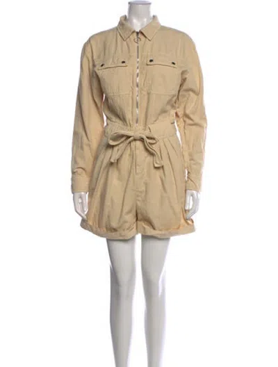 Pre-owned Sandro Romper In Neutrals