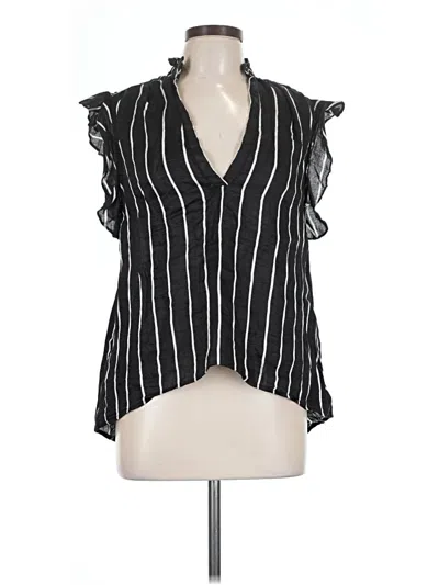 Pre-owned Sandro Sleeveless Blouse In Black