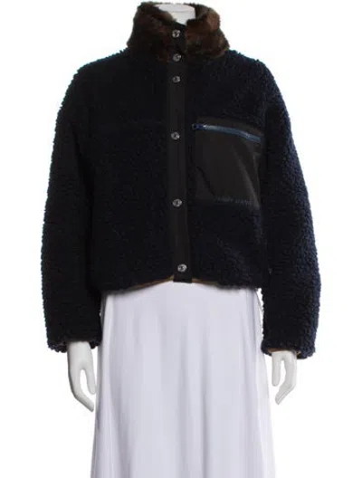 Pre-owned Sandy Liang Jacket In Black