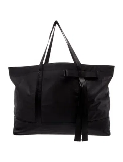 Pre-owned Sandy Liang Nylon Tote In Black