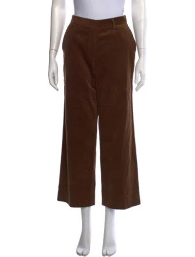 Pre-owned Sandy Liang Wide Leg Pants W/ Tags In Brown