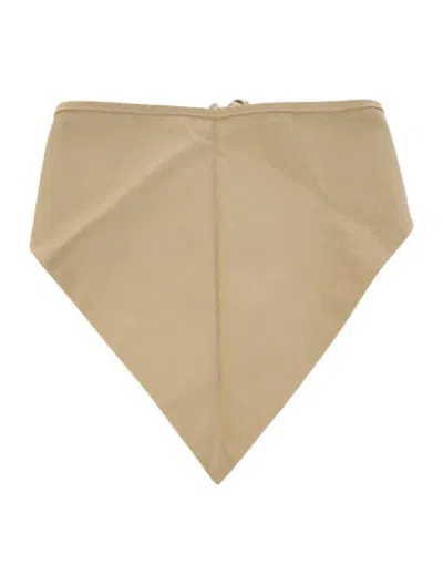 Pre-owned Sandy Liang Wide Waist Belt In Neutrals