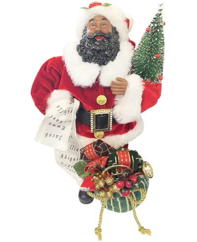 Santa's Workshop 12" Baked Fresh Santa Claus In Red