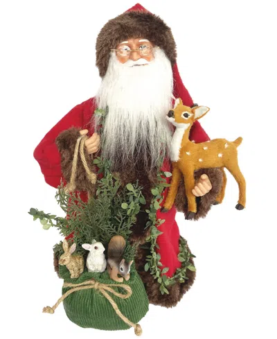 Santa's Workshop 15" Santa's Critters In Red