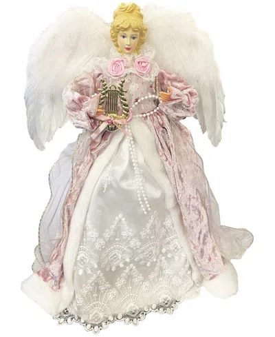 Santa's Workshop 16" Mauve Victorian Angel Tree Topper In Purple