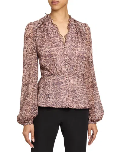 Santorelli Lana Ruffle Top