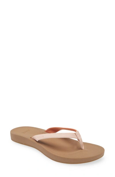 Sanuk Cosmic Shores Water Friendly Flip Flop In Peachy Keen