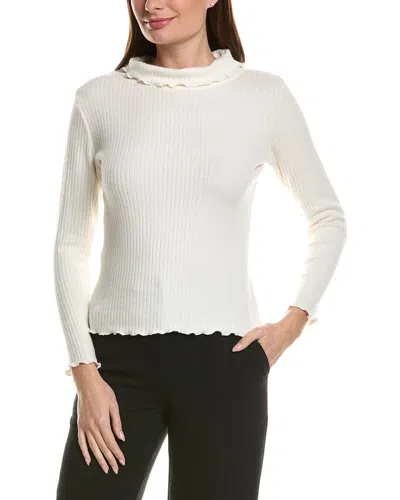 Sara Campbell Helena Top In White