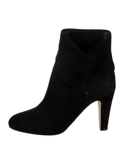 Pre-owned Sarah Flint Suede Boots In Black