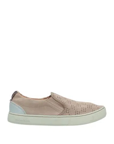 Satorisan Woman Sneakers Khaki Size 6 Soft Leather In Beige