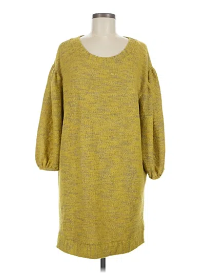 Pre-owned Saturday Sunday Casual Dress In Yellow
